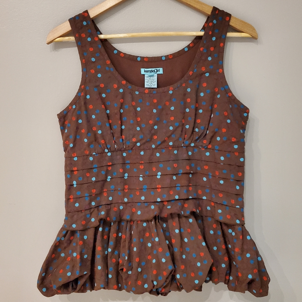 KenzieGirl Sleeveless Bubble Top - Size L/G